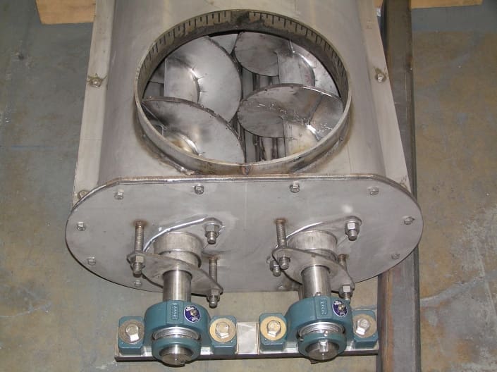 Twin Auger system with view through top access panel